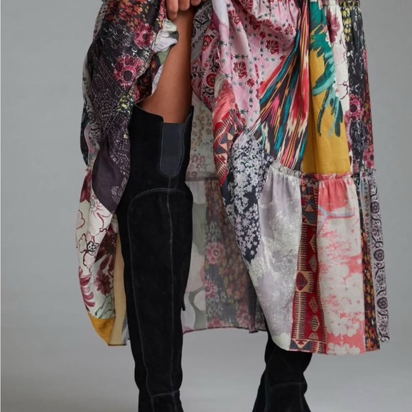 Anthropologie Black Over-the-Knee Boots - Picture 2 of 3